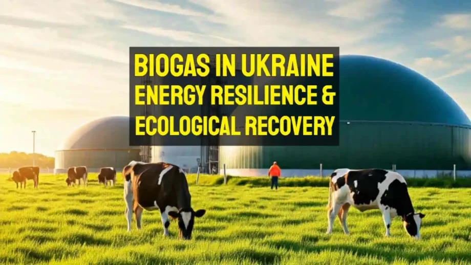 Biogas in Ukraine: Text in image.