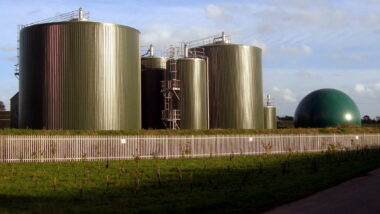 An image of an anaerobic digestion plant